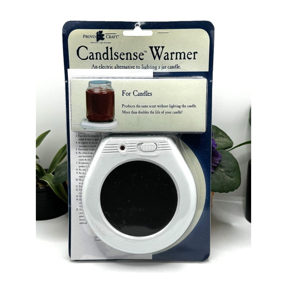 Provo Craft Candlesense Warmer For Candles Alternative Jar Candle Warmer 3-5/16"